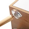 Sevobal Nightstands 2 Set Of Double Draw Nightstand With Drawers, Open Compartment, Elegant And Simple Design, White, 15.87"*11.81"*28.15" - 2 of 4