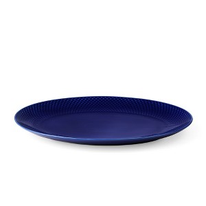 Lyngby Porcelain Rhombe Color Oval Serving Dish, 13.8 Inch, Perfect for Entertaining, Party - 1 of 4