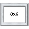 PosterPalooza | Photo Size Classic Silver Picture Frame - UV Acrylic, Foam Board Backing, Hanging Hardware - 2 of 4