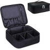 Narwey Travel Makeup Bag Large Cosmetic Bag Makeup Case Organizer for Women - 2 of 4