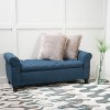 NicBex Modern 50" Storage Bench Wood Accent Stool with Button Tufted and Armrests for Bedroom and Living Room - 4 of 4