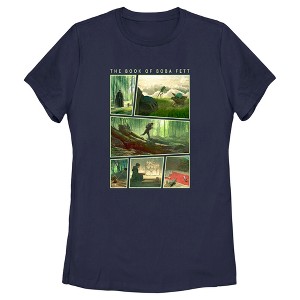 Women's Star Wars: The Book of Boba Fett Grogu Force Training With Luke Skywalker T-Shirt - 1 of 4