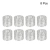 Unique Bargains Alloy Decorative Reusable Wear-Resistant Hollow Napkin Rings 8 Pcs - 3 of 4