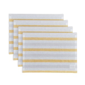 Solino Home Stripe Linen Placemats | Sorrento Stripe - 1 of 4