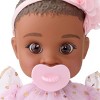 FAO Schwarz 14" Cuddle Baby Doll - Dark Brown Hair - 2 of 4
