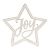 Melrose Beaded Wood Star with Joy Sentiment (Set of 2) - 2 of 2