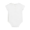 Hope & Henry Baby  Short Sleeve Peter Pan Collar Bodysuit, Infant - 3 of 4