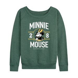 Women's - Disney - Minnie Mouse Lightweight French Terry Slouchy - 1 of 4