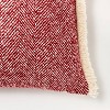 Herringbone with Frayed Edges Throw Pillow - Threshold™ designed with Studio McGee - 3 of 4