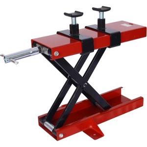 Steel Motorcycle Scissor Lift Jack 1100 Lbs Capacity Crank Stand Jack Tool for Motorcycle Repair Maintenance Center Scissor Lift Jack Hoist Stand - 1 of 4