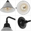 9.63" 1-Light Croydon Farmhouse Industrial LED Gooseneck Arm Outdoor Sconce - JONATHAN Y - 4 of 4