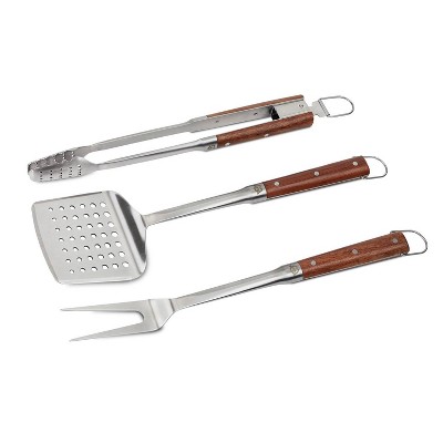3pc Rosewood Grill Tool Set - Pit Boss
