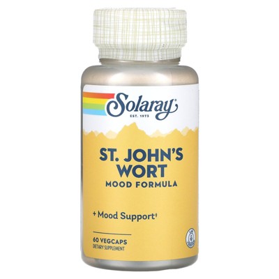 Solaray St. John's Wort, Mood Formula, 60 VegCaps