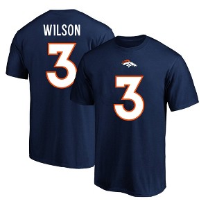 NFL Denver Broncos Men's Russell Wilson Big & Tall Short Sleeve Cotton Core T-Shirt - 1 of 2
