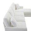 NicBex Modern 119" Chenille Sectional Sofa Modular L Shape Sofa Couch with 2 Pillows for Living Room Apartment - 4 of 4