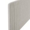 Modway Milenna Channel Tufted Upholstered Fabric King/California King Headboard Gray - 2 of 4
