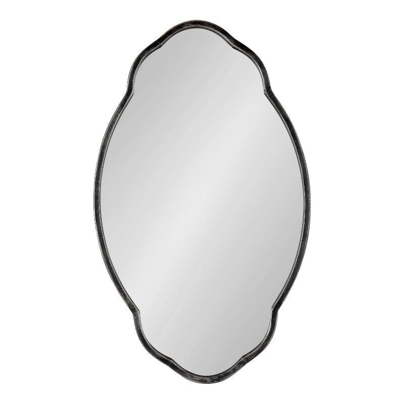 18" x 30" Magritte Scalloped Oval Decorative Wall Mirror - Kate & Laurel All Things Decor, 3 of 9