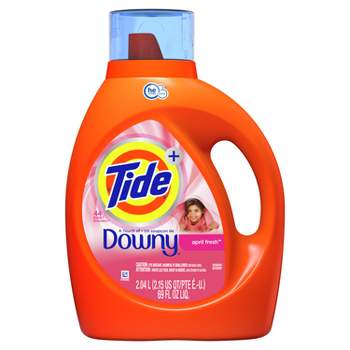 Tide Plus Downy High Efficiency Liquid Laundry Detergent - April Fresh - 69 fl oz