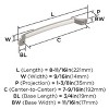 Amerock Bellamy Pull for Cabinets, Drawers, and Furniture - 4 of 4
