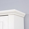 Over The Toilet Storage Cabinet with Adjustable Shelf and Door, Bathroom Space Saver Organizer Above Toilet, Free Standing Toilet Rack - 3 of 4