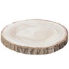 Vintiquewise Barky Natural Wood Slabs Rustic Ornament Slice Tray Table Charger - image 3 of 4