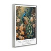 Stupell Industries Vintage Morris Inspired Blue Peacock Framed Giclee Art - 2 of 4