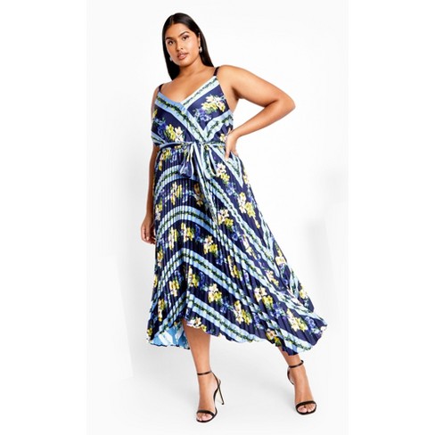 Women's Plus Size Amelia Dress - navy | CITY CHIC - image 1 of 4