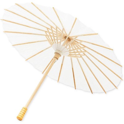 white parasol