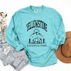 Simply Sage Market Yellowstone National Park Mountain Garment Dyed Long Sleeve - 3 of 4