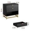 3/4/6 Drawer Dresser for Bedroom, Wood Chest of Drawers with Metal Legs, Modern Storage Dresser Chest Cabinet Organizer, for Living Room - image 4 of 4