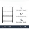 4-Shelf Adjustable Heavy Duty Steel Wire Rack Storage Shelving Organizer for Kitchen, Garage - 2 of 4