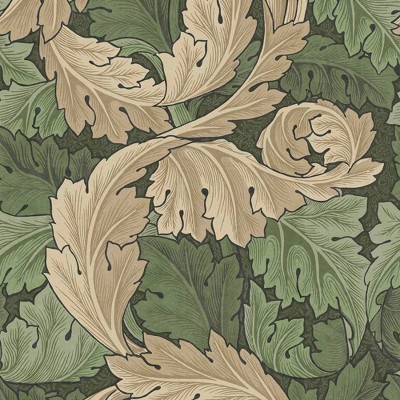 William Morris at Home Acanthus Green Wallpaper