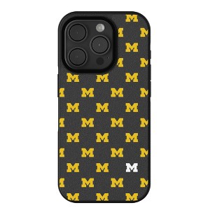 Keyscaper NCAA Big Ten Universities Fashion Pattern Bump Cell Phone Case for Apple iPhone - 1 of 4