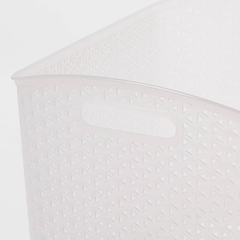Y-Weave XL Curved Decorative Storage Basket Translucent - Brightroom&#8482;, 4 of 7