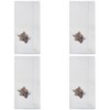 Saro Lifestyle Table Napkins With Embroidered Turkey Design (Set of 4) - 2 of 4