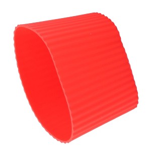 Unique Bargains Silicone Anti-Slip Heat Resistant Glass Bottle Mug Cone Cup Sleeve - 1 of 3
