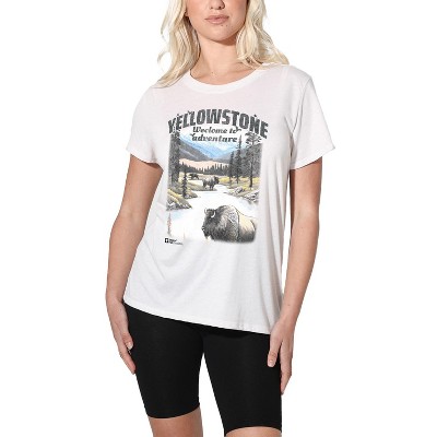Yellowstone National Park Classic Women's Loose T-Shirt White