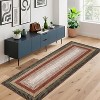 Vintage Braided Doormat, Washable Low-Pile Non-Slip Non-Shedding Small Rug for Entrance, Bedroom, Living Room, Kitchen, Farmhouse Decor - 2 of 4