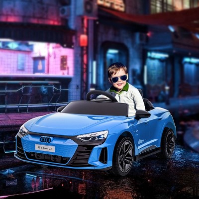 Blue 12V Electric Ride-On Car with Remote Control