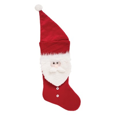 C&F Home Santa With Hat Stocking