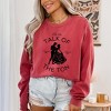 Simply Sage Market Women's Garment Dyed Graphic Sweatshirt Talk of The Ton - 2 of 3