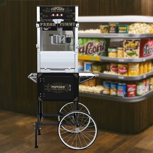 KWPZQEB Popcorn Machine Cart, Movie Theater-Style Popcorn Machine Maker with 3-Switch Design, 12 Oz Kettle Makes Up to 32 Cups for Events,Home Theater - 1 of 4