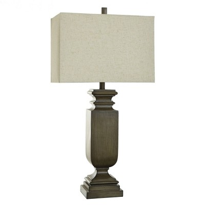 Dorthy Traditional Table Lamp: StyleCraft, Large Base, Medium Beige Shade, UL Listed