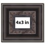 PosterPalooza | Photo Size 3.5" Wide Ornate Black Frame - UV Acrylic, Foam Board Backing, Hanging Hardware - 2 of 4