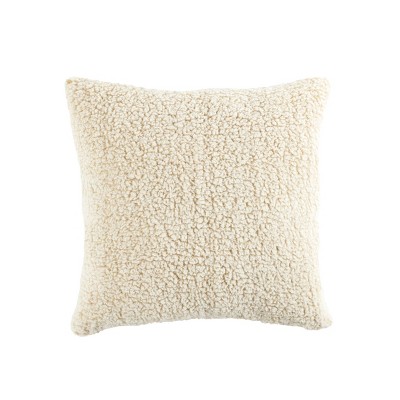 Olivia Sherpa Decorative Pillow, Lush Decor