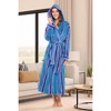 ADR Plush Fleece Robe for Women, Long Hooded Bathrobe with Hood, Plus Size - 4 of 4