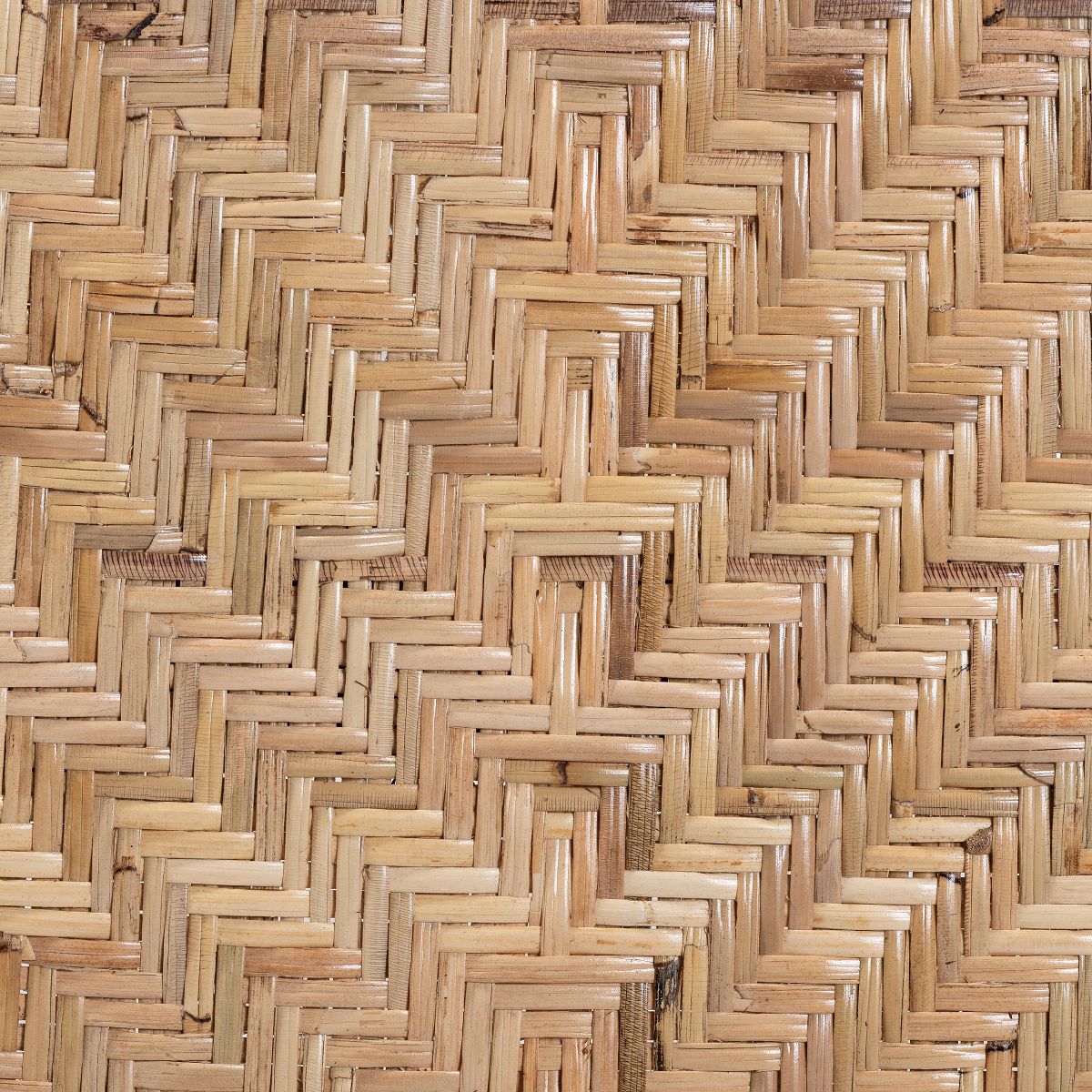 bali & pari Parthenia Mid-Century Modern Two-Tone Black and Walnut Brown Finished Mahogany Wood and Natural Rattan Dining Chair - thumbnail 8
