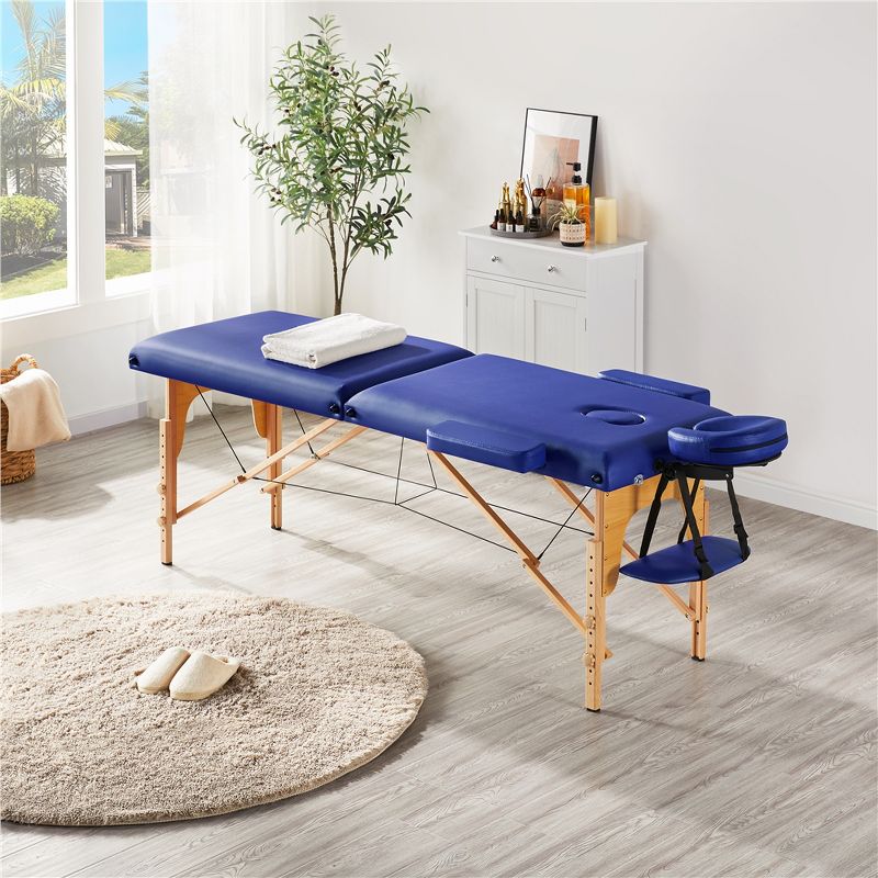 Yaheetech Foldable Massage Table with Non-Woven Bag, 3 of 11