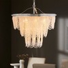Rennnsan Aerune 24"W 10-Light Tiered Crystal Vintage Dimmable Chandelier in Silver - 4 of 4