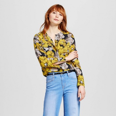 target yellow blouse